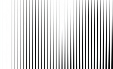 Obraz premium Vertical black and white stripes create a striking abstract geometric pattern for modern design.