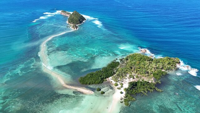Busuanga/Coron Islands, Sand benches and natural coral Reefs from the Philippines - Raw and unedited - Lakdayan Beach