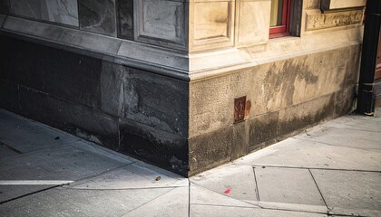 Street corner in Montreal, Quebec city