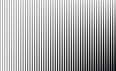 Obraz premium Black and white vertical stripes featuring a gradient effect, perfect for modern and minimalist designs.