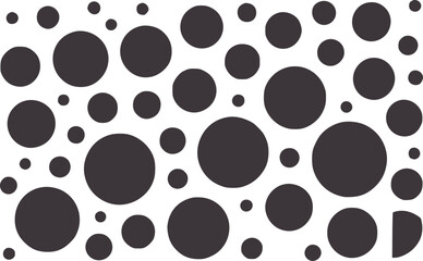 Scattered black circles minimal