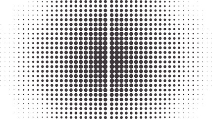 Seamless black and halftone texture pattern with diagonal gradient effect