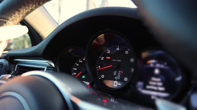 rpm dashboard acceleration vehicle to speed and power with odometer technology for monitor the performance of engine indicator in daily drive of auto transportation