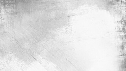 Grey grunge background of unpainted cement wall. Texture of gray decorative plaster or concrete. Abstract grunge background for design.