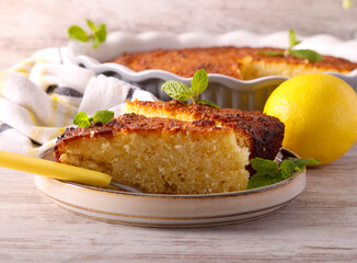 Moist fresh Lemon cake,