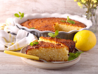 Moist fresh Lemon cake,