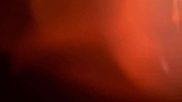 Red Warm Abstract Light Leak Overlay. Soft organic red and orange blurred light motion. Cinematic burn effect for transitions.