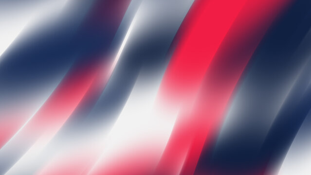 Blurred abstract pattern with red white and blue colors perfect for patriotic designs, backgrounds, digital art, textiles, and wallpapers.
