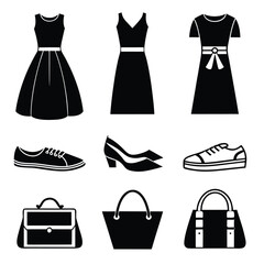Women's Fashion Icons Set