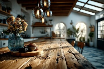 Blurred empty open space home, Stylish apartment interior with modern room. Idea for home design