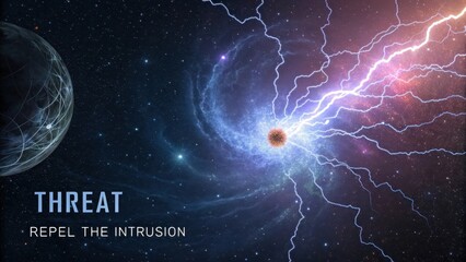 A Singular Brilliant Point Against a Deep Cosmic Background