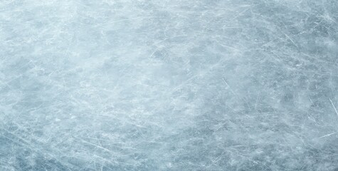 Obraz premium Textured ice surface with scratches and frosty patterns