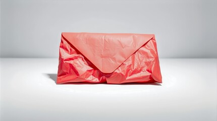 Minimal red envelope image for anti Valentine editorial stories