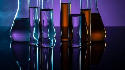 test tubes in laboratory