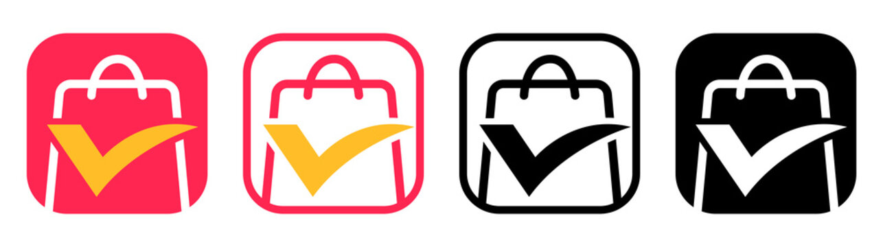 Set of different Aliexpress mobile app icons, isolated on transparent background, high resolution. AliExpress is an online retail service based in China and owned by the Alibaba Group