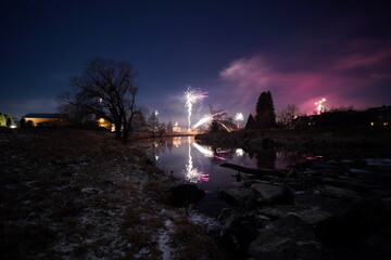 Silvester an der Mangfall