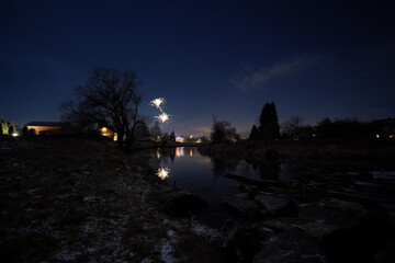 Silvester an der Mangfall