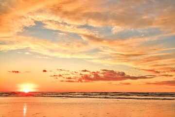 New Zealand Sunset Sky Replacement Bright After Sunsets