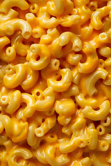 Creamy Macaroni and Cheese Texture Background