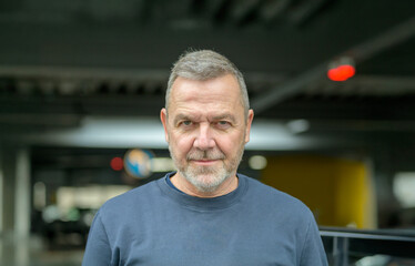 Confident Mature Man Urban Portrait