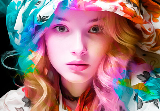 Colorful Paint Splash Photo Effect