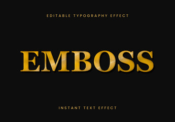 Gold Foil Text Effect Luxury Glossy Font