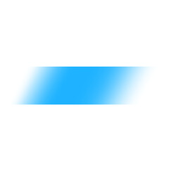 Obraz premium blue gradient rectangle with a soft blur on transparent background
