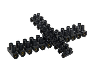 barrettes de domino électrique croisées © JMH