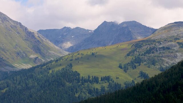 Beautiful summer mountain landscape. Altai, Russia