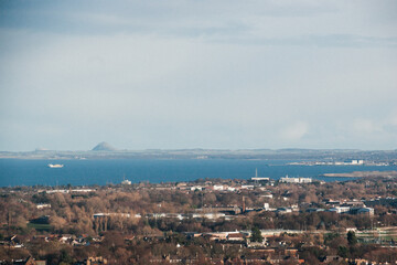 Views of Edinburgh's sea and horizon