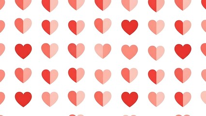 Valentine's day heart pattern background