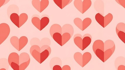 Valentine's day heart pattern background