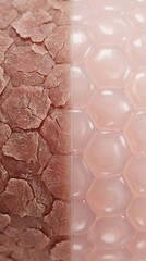 Dry Cracked Skin vs Healthy Hydrated Skin Extreme Macro Skincare Comparison