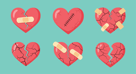 Collection of various spicy red chili peppers in different shapes and arrangements including single, pairs, and crossed for culinary and heat themes.