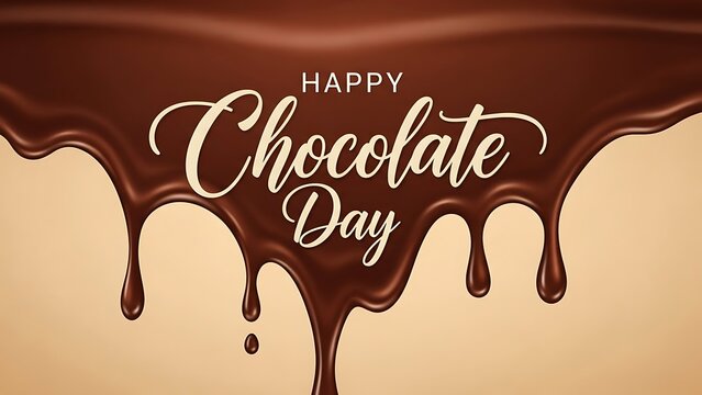 Happy chocolate day celebrating the sweetest treat on february 9th