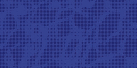 Dots halftone blue color pattern gradient texture with technology digital background. Dots pop art comics with summer background.