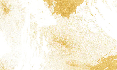 Gold grunge overlay with soft swirling brush textures and subtle speckled details, light golden...