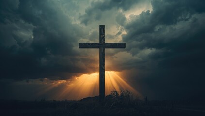 Dark clouds and lightning over a city skyline highlighting weather hazards