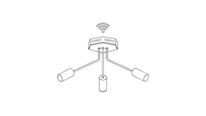 Isolated robotic or mechanical arm on transparent background
