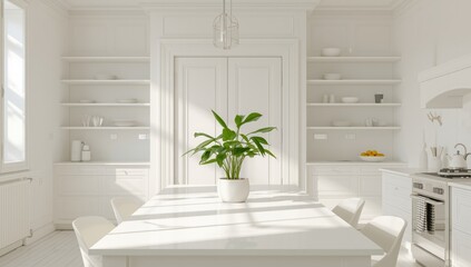 Contemporary Scandinavian home featuring large windows and simple exterior, ideal for modern living