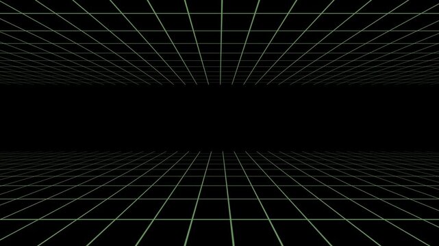black grid motion background moving grid animation. motion video of grid