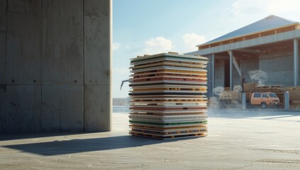 New wall panel technology with improved thermal insulation for construction applications