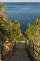 atardecer en la costa mediterr&aacute;nea