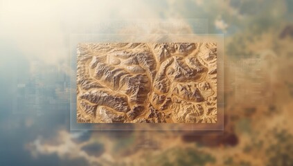 Earths surface map highlighting diverse regional properties and land classifications, suitable for geographic analysis