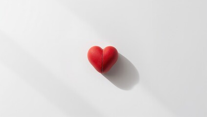 Fototapeta premium Clay shooting target and shotgun shell designed as a heart for firearms practice, sports safety