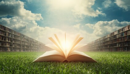 Book with pages turning, highlighting the movement and engagement in reading activities