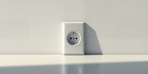 Main electrical socket and supply panel in an industrial setting, highlighting electrical safety procedures