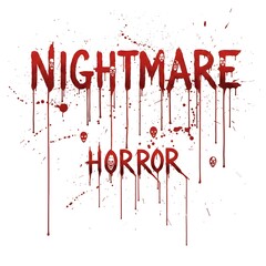 Text nightmare horror scary
