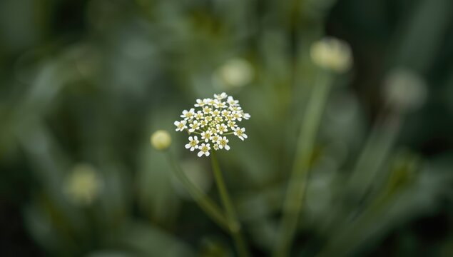 Eclipta prostrata, a flowering herb in the sunflower family, often harvested for medicinal purposes, highlighting plant species