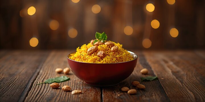 Indian poha chivda made with flattened rice, fried peanuts, curry leaves, and spices, suitable for festive celebrations
